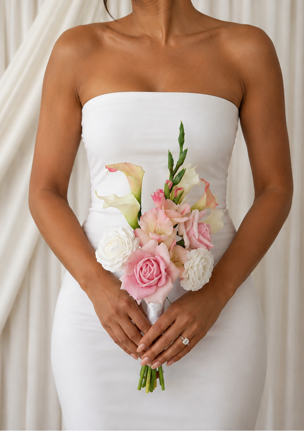 Bridal Party Bouquet 13 piece Complete Edit - Botanical Blush