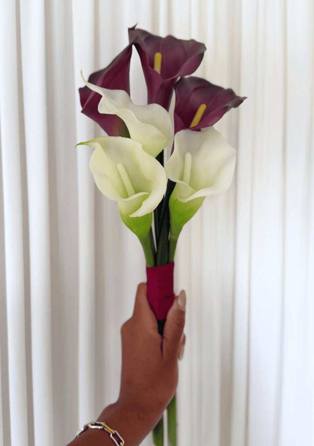 The Burgundy Muse Bridesmaid Bouquet