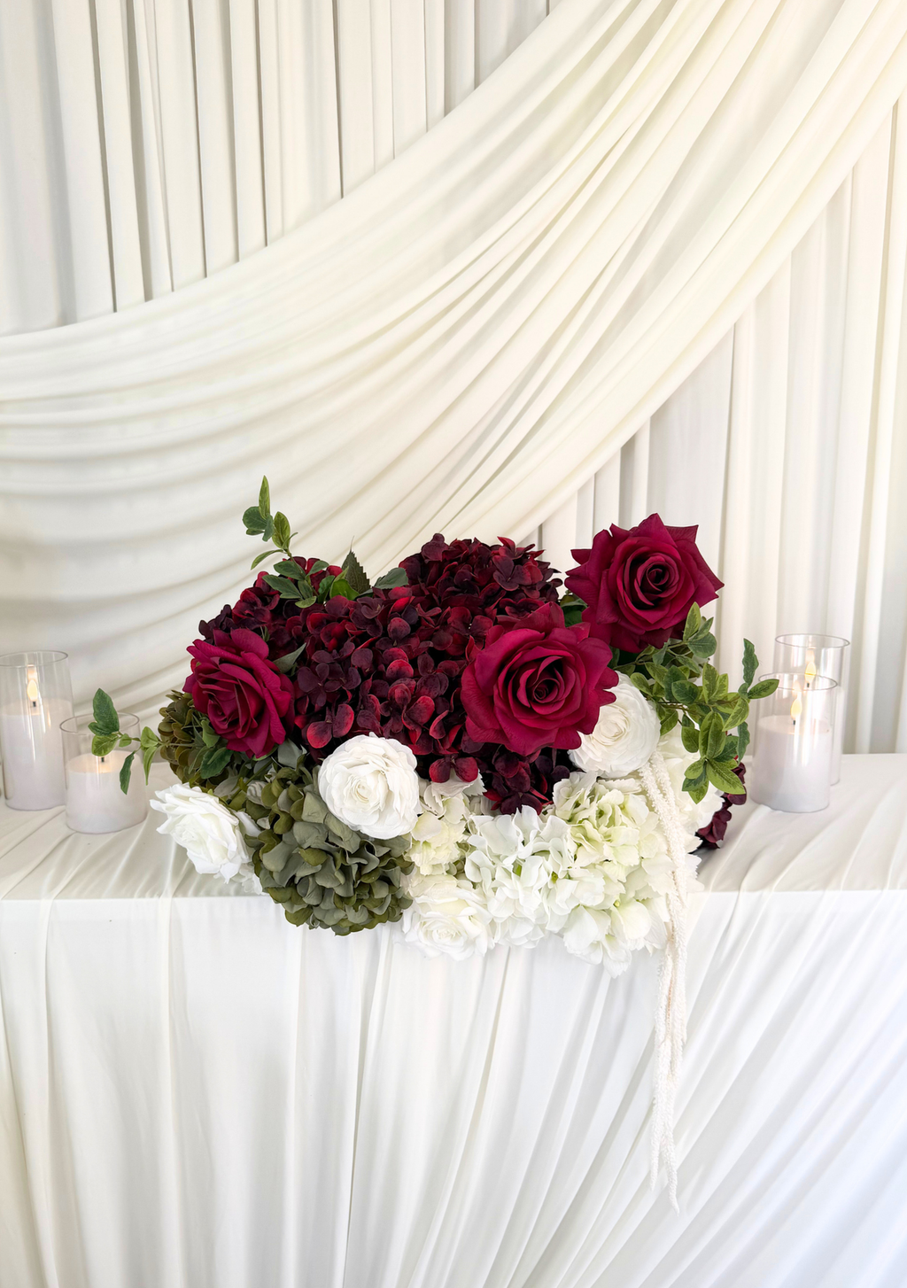 The Burgundy Muse Large Centrepiece