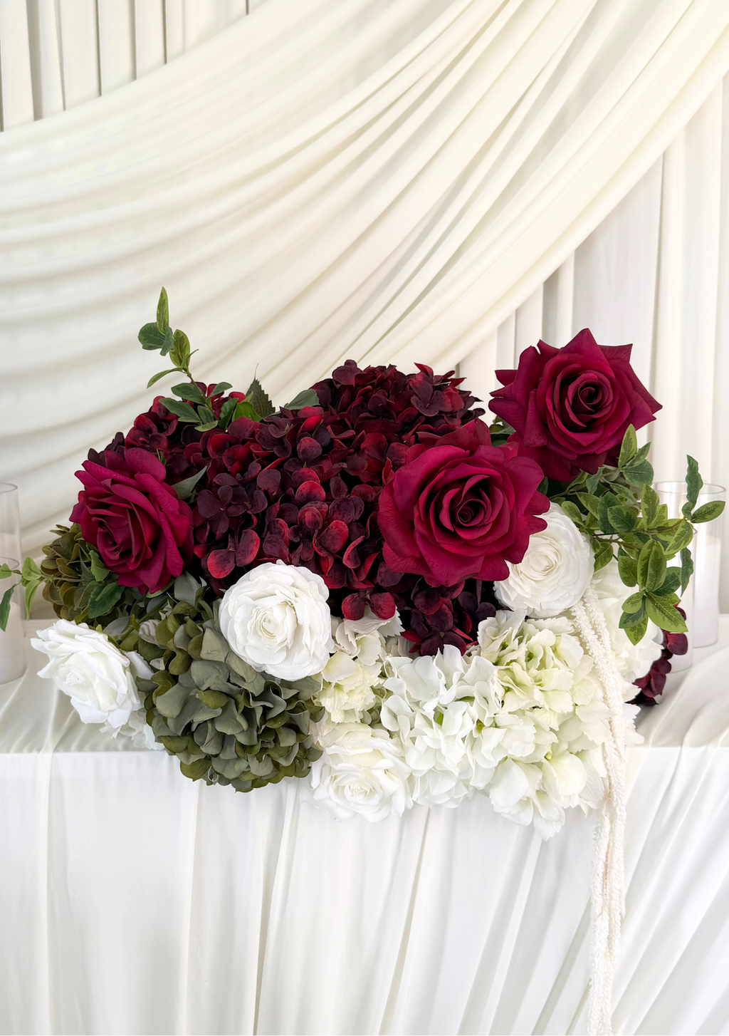The Burgundy Muse Large Centrepiece