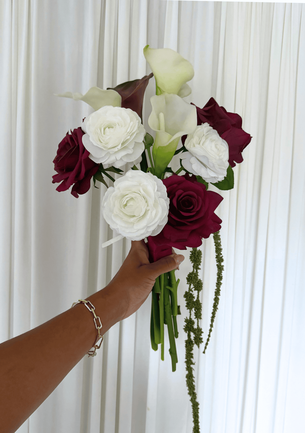 The Burgundy Muse Bride Bouquet