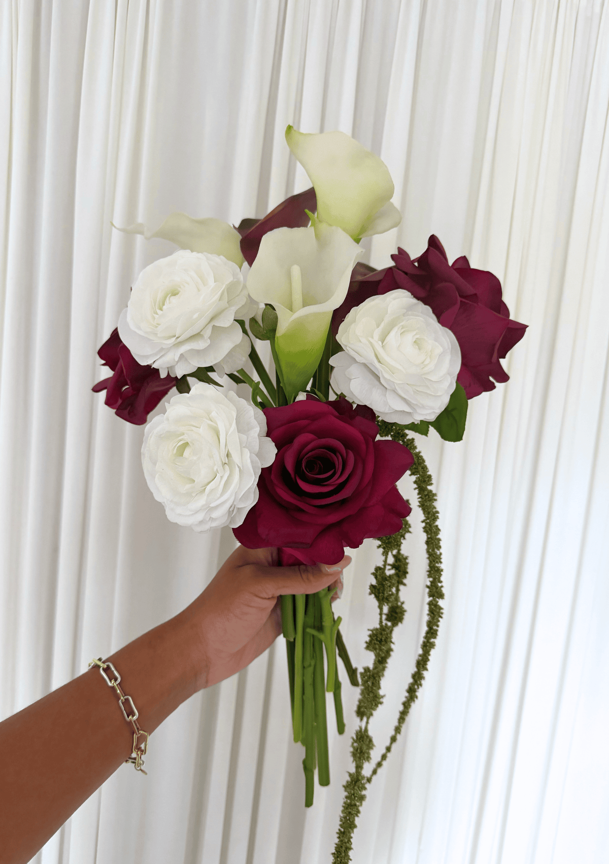 The Burgundy Muse Bride Bouquet