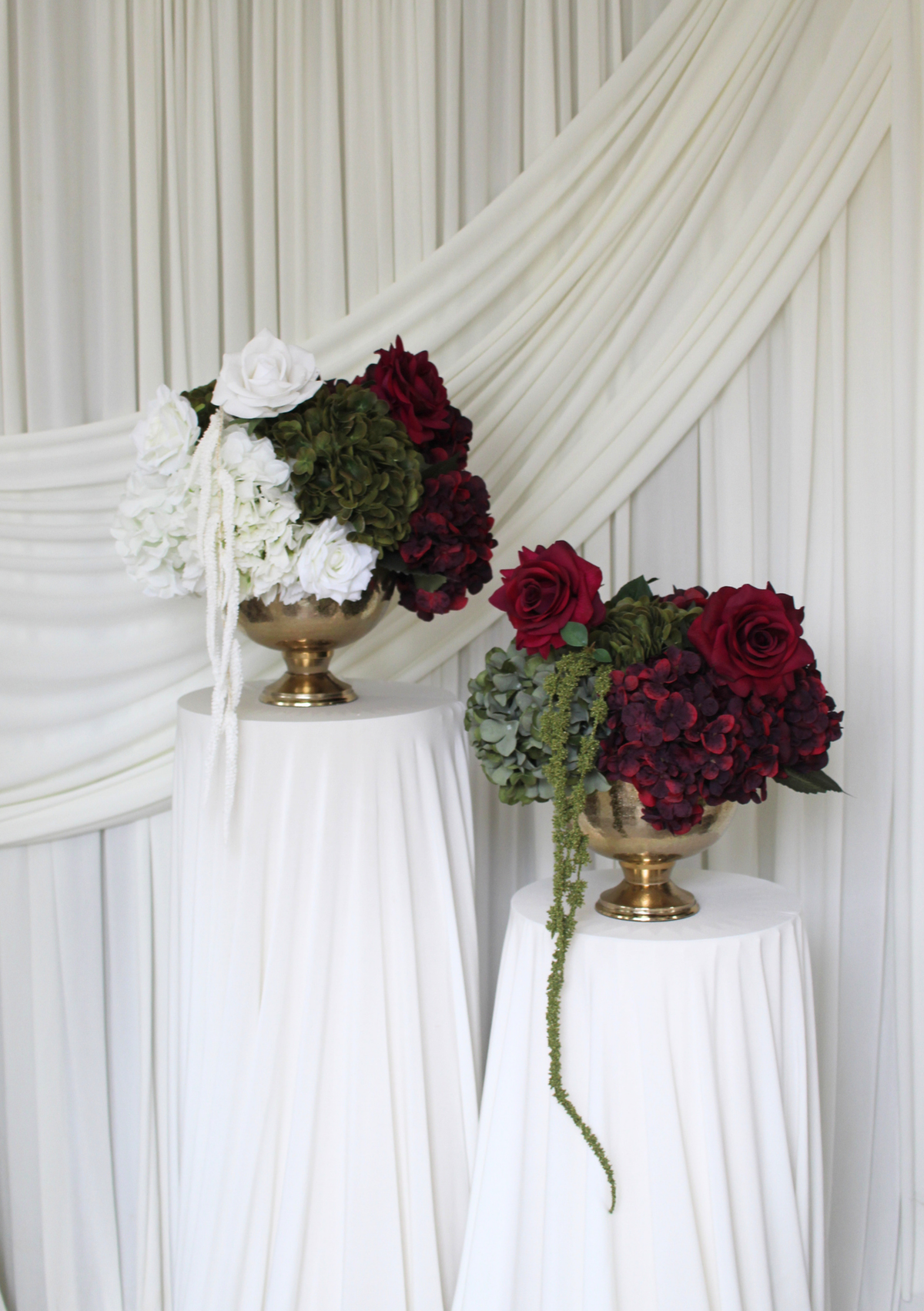 The Burgundy Muse Classic Urn display