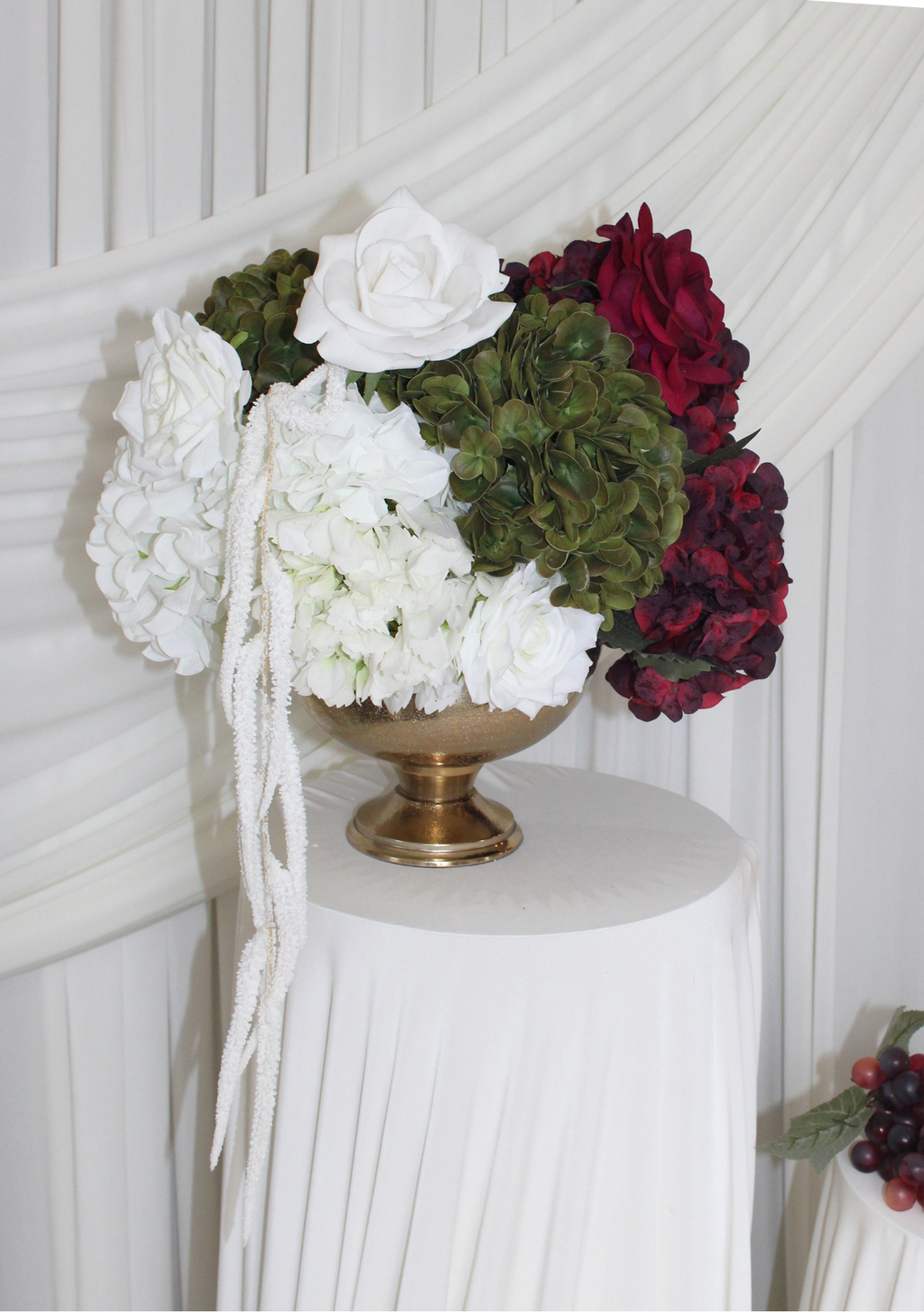 The Burgundy Muse Classic Urn display
