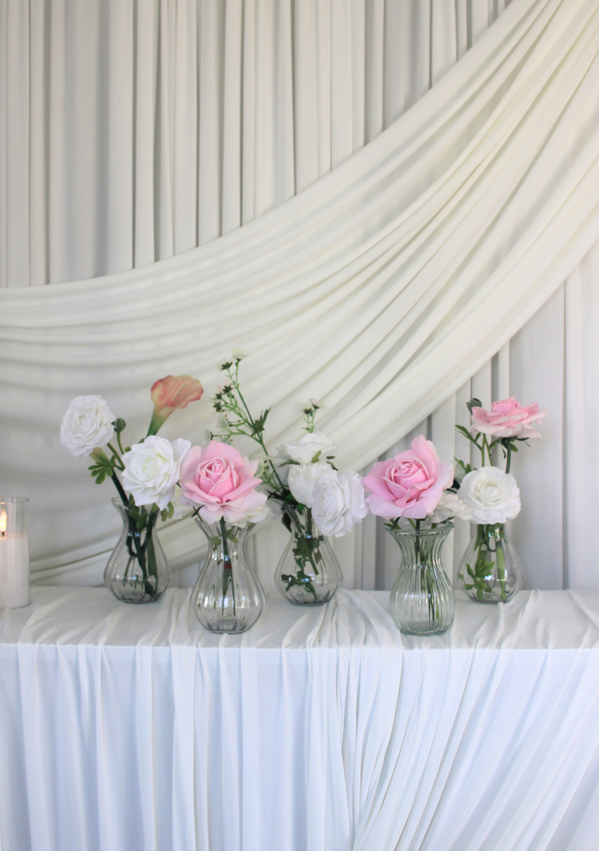 The Botanical Blush Bud Vases (Set of 5)