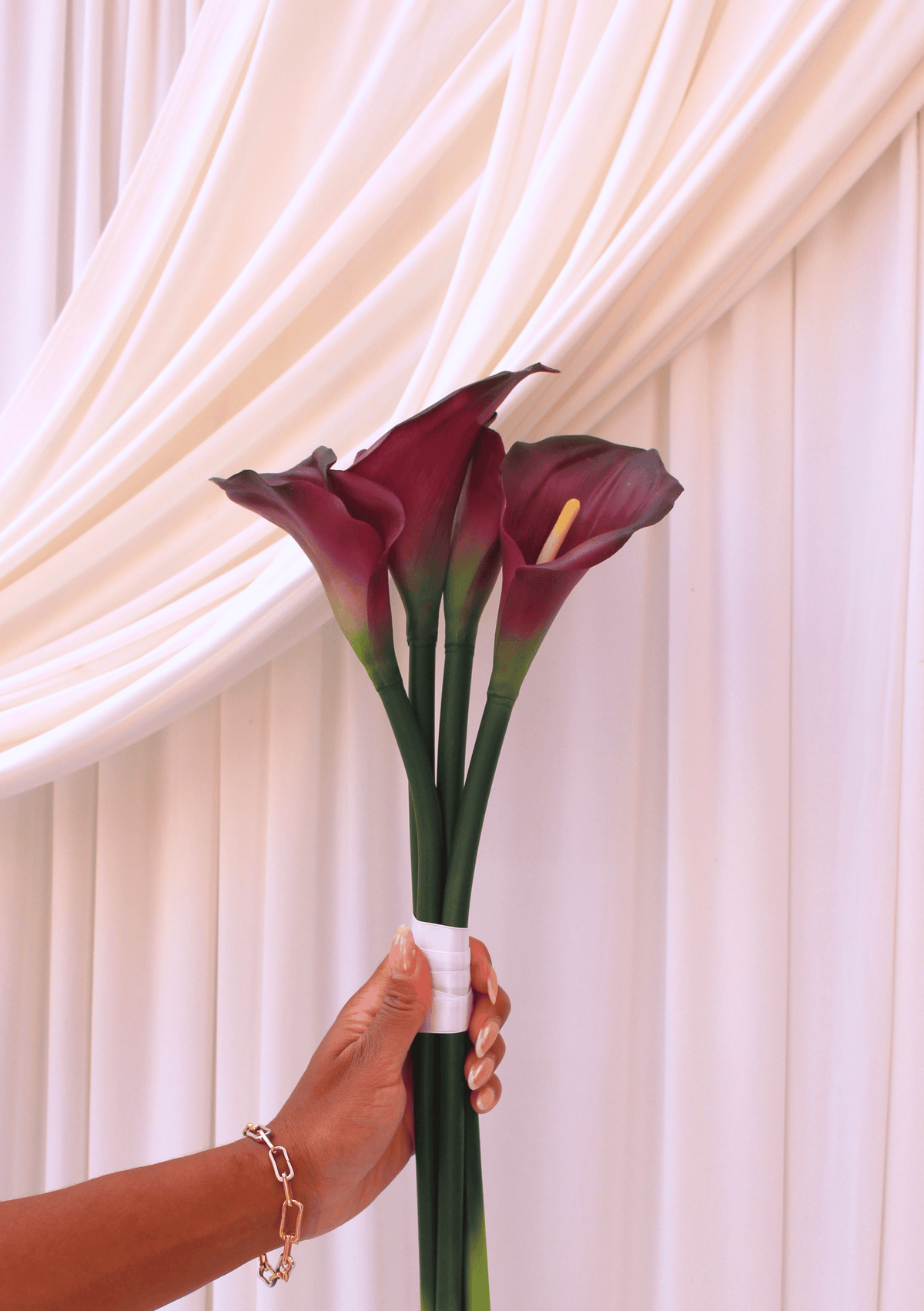 The Burgundy Muse Bridesmaid Bouquet