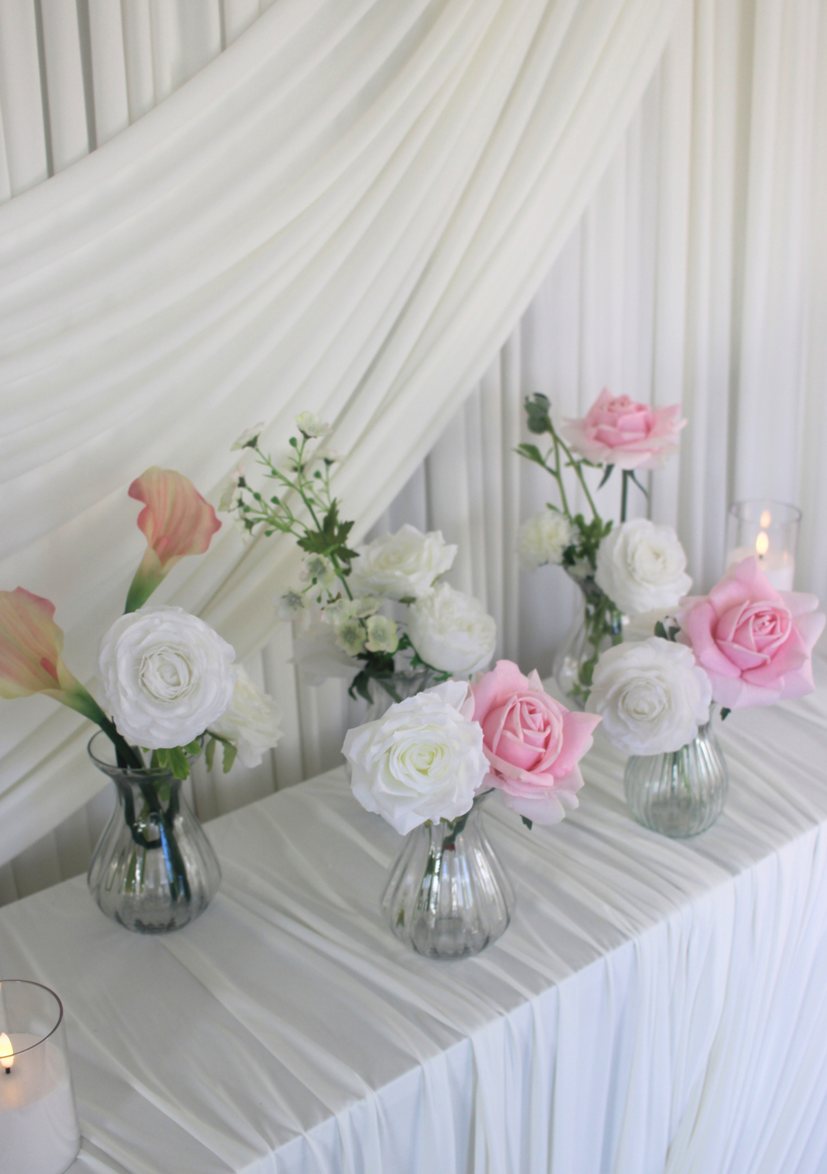 The Botanical Blush Bud Vases (Set of 5)