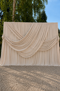 Stone Premium Backdrop Draping Fabric Set
