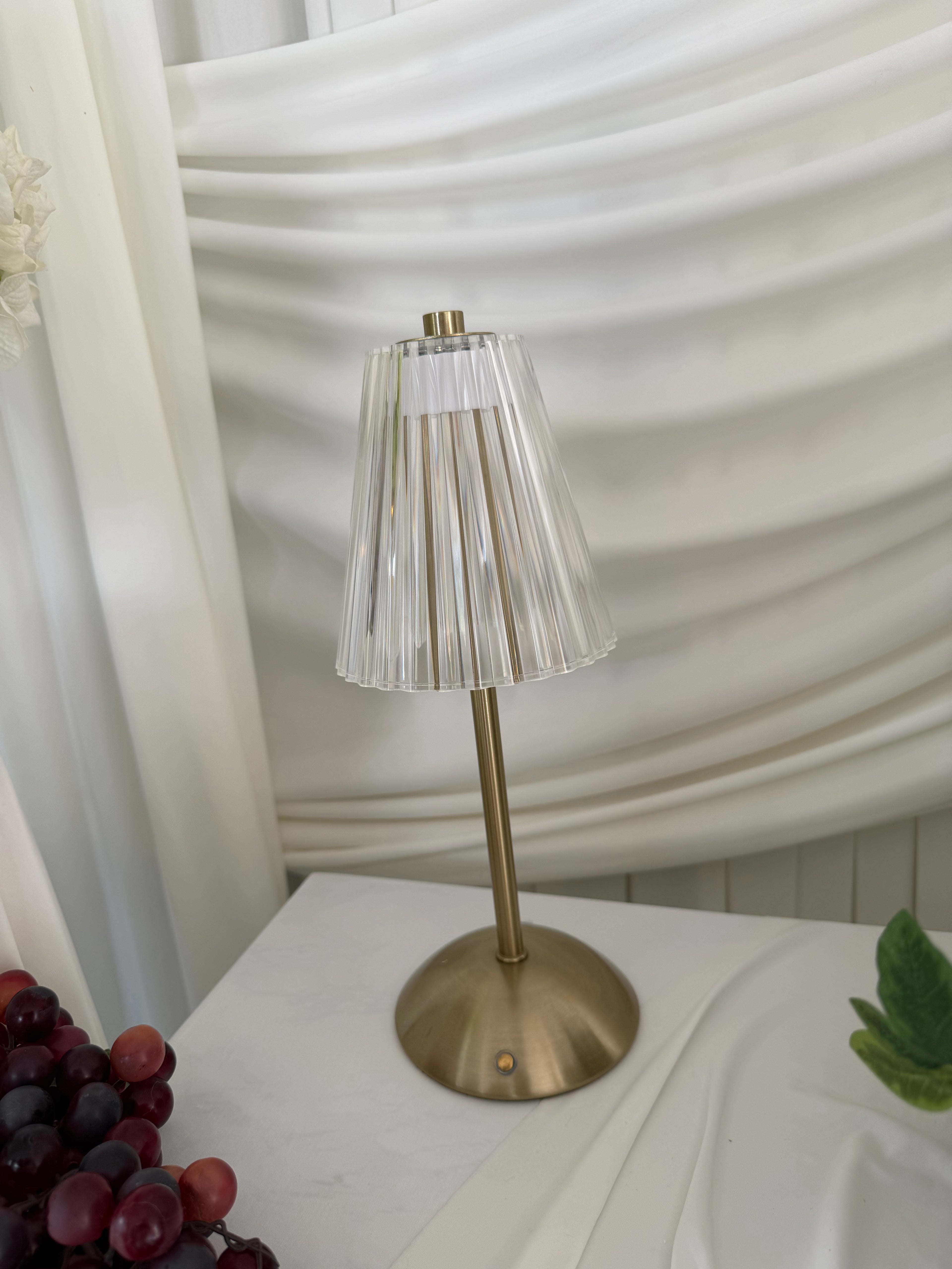 Gold Touch Lamps — Set of 2 - Hire