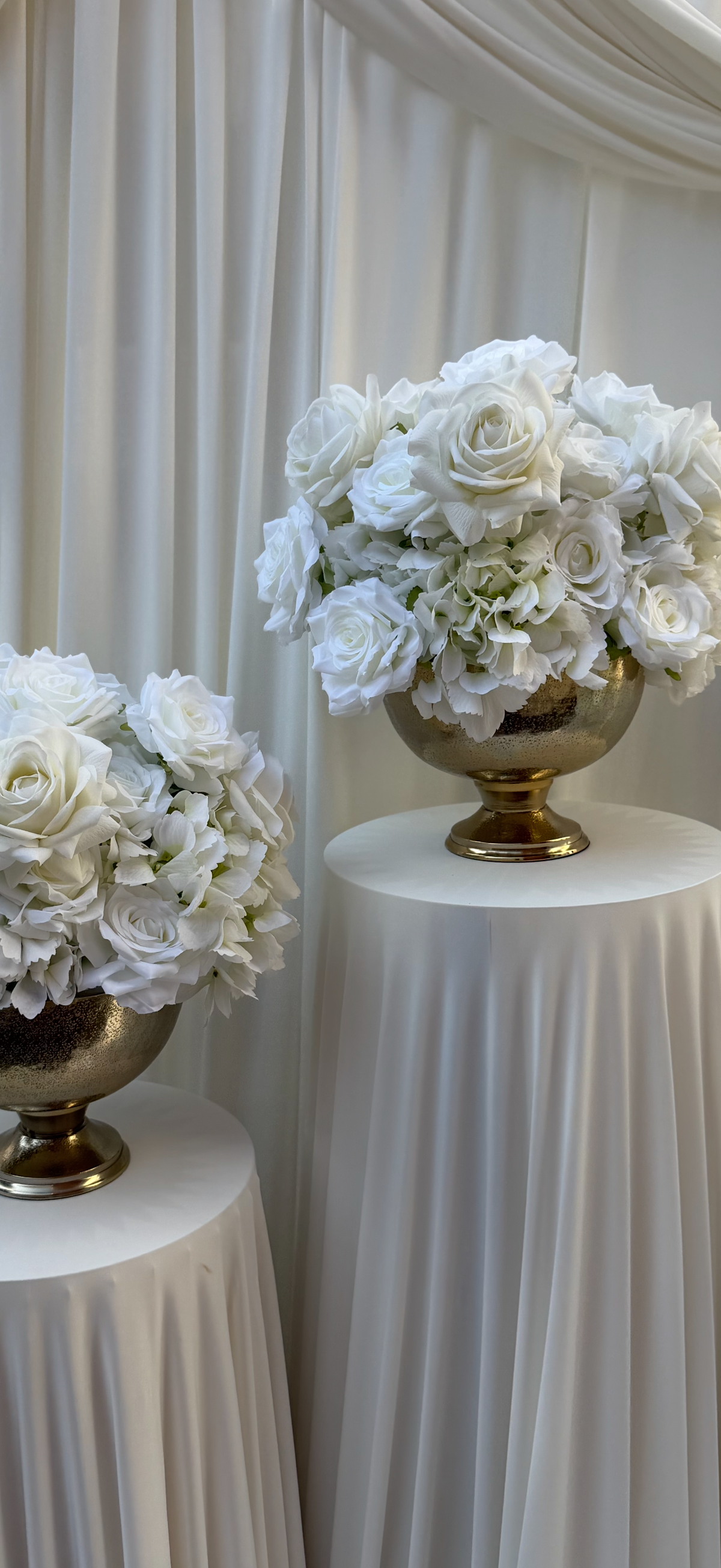 Draped Plinths — Set of 4 - Hire