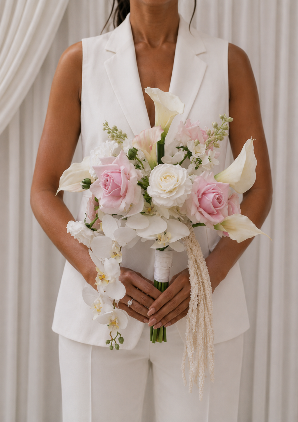 Bridal Party Bouquet 13 piece Complete Edit - Botanical Blush