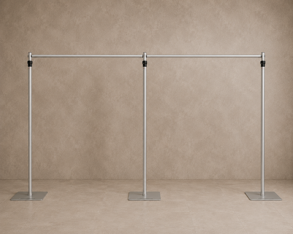 Adjustable extra wide & tall Backdrop Frame — Hire