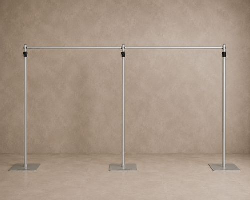 Adjustable extra wide & tall Backdrop Frame — Hire