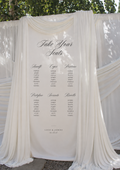 The Signature Satin Seating Plan