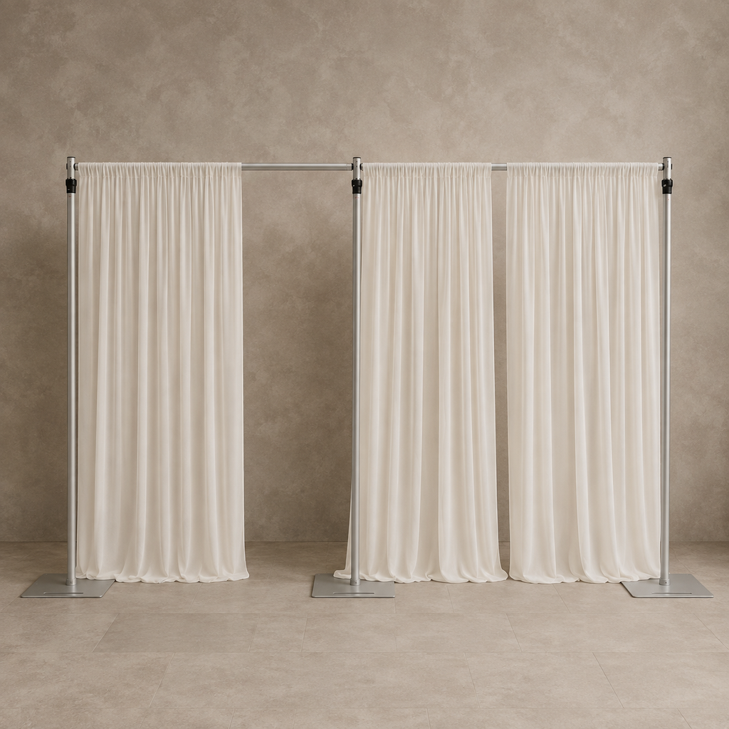 Adjustable extra wide & tall Backdrop Frame — Hire