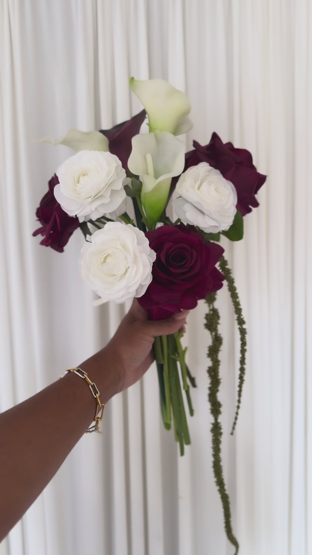 The Burgundy Muse Bride Bouquet