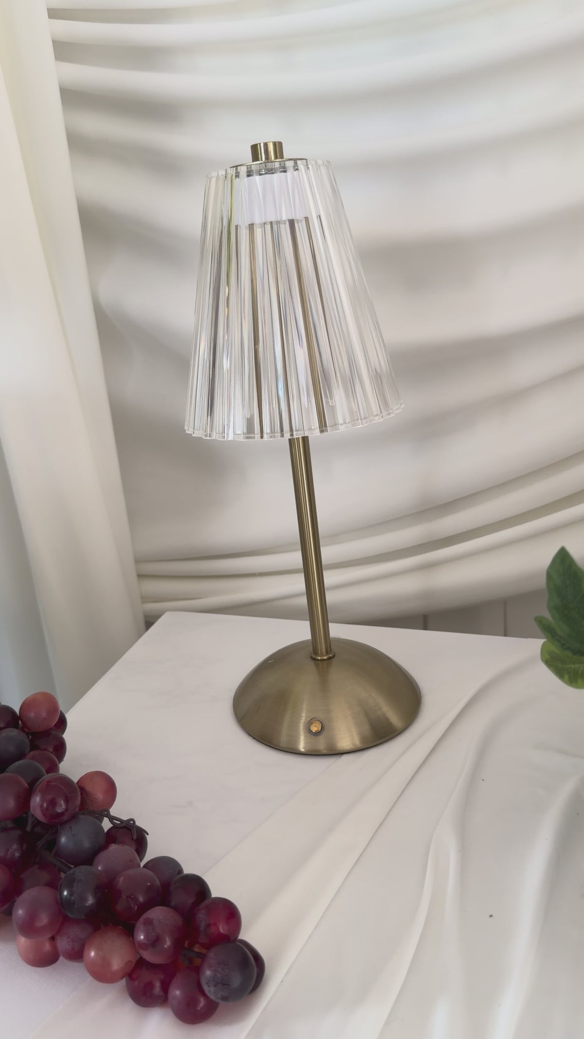 Gold Touch Lamps — Set of 2 - Hire