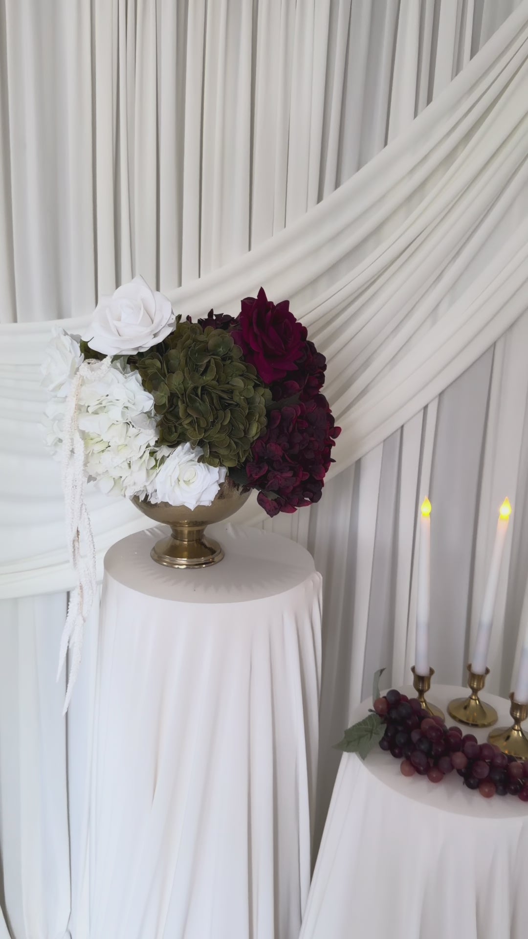 The Burgundy Muse Classic Urn display